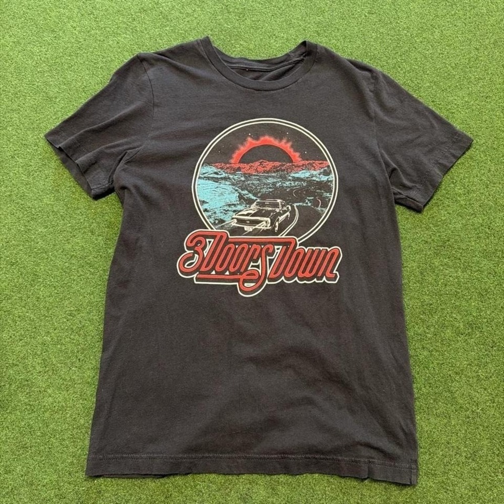 3 Doors Down band tee • 3 Doors Down, official band tour merch graphic T-shirt